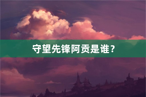 守望先锋阿贡是谁？