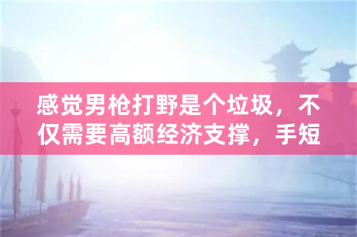 感觉男枪打野是个垃圾，不仅需要高额经济支撑，手短+腿短，人家站位好的你压根抓不到？