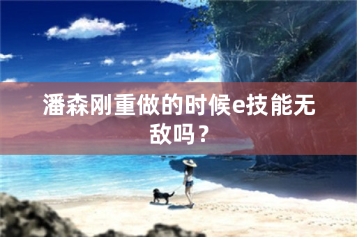 潘森刚重做的时候e技能无敌吗？