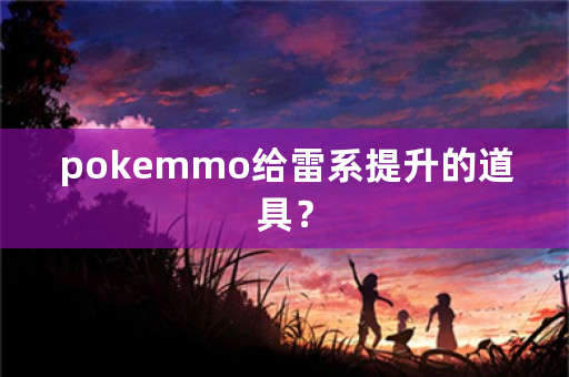 pokemmo给雷系提升的道具？