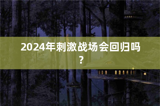 2024年**战场会回归吗？