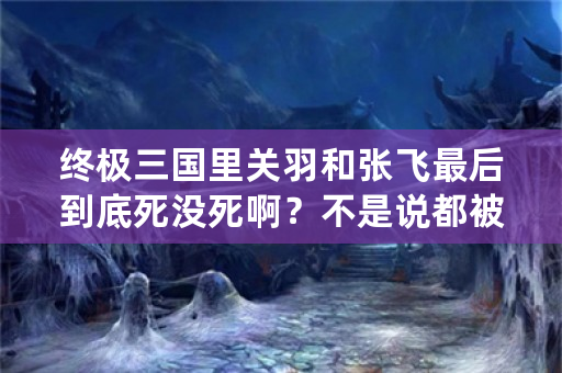 终极三国里关羽和张飞最后到底死没死啊？不是说都被杀了吗？