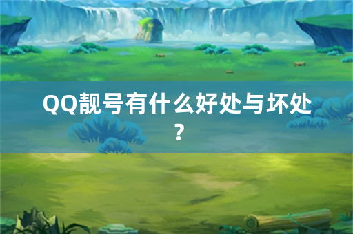 QQ靓号有什么好处与坏处？