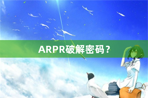 ARPR破解密码？