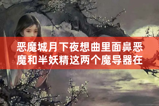 恶魔城月下夜想曲里面鼻恶魔和半妖精这两个魔导器在什么地方获得？