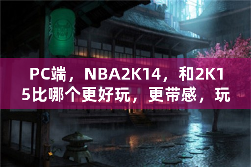 PC端，NBA2K14，和2K15比哪个更好玩，更带感，玩着更舒服？